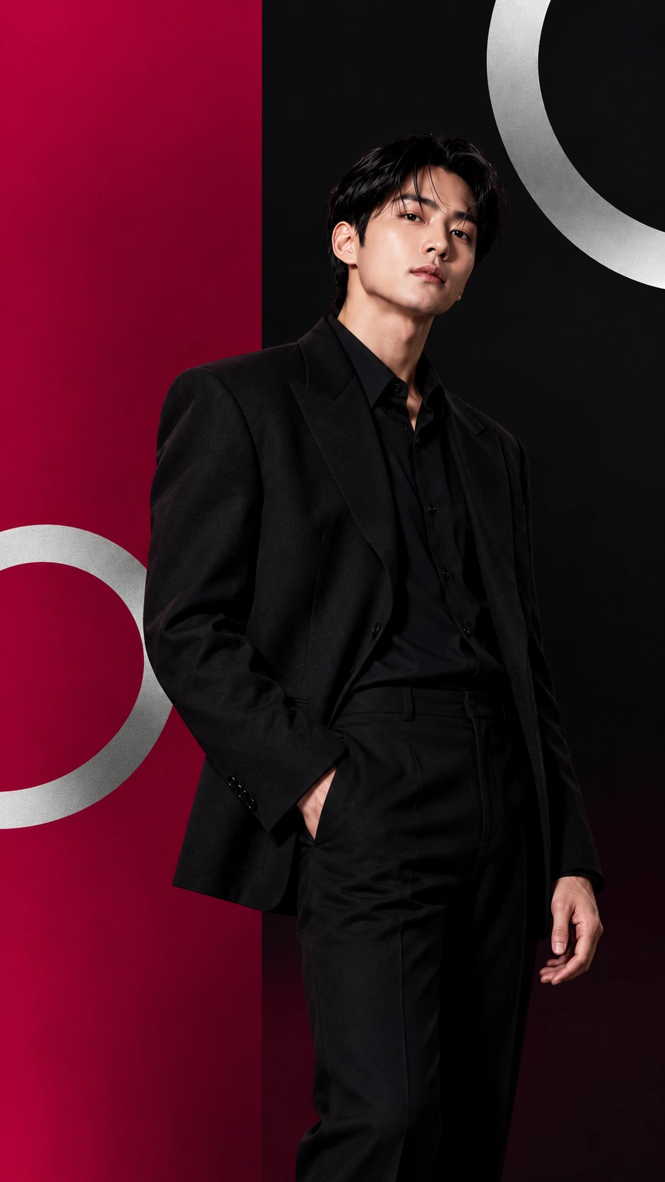 서로 다른 포즈의 검정 수트 남성 모델 화보 · 기대할 수 있는 변화